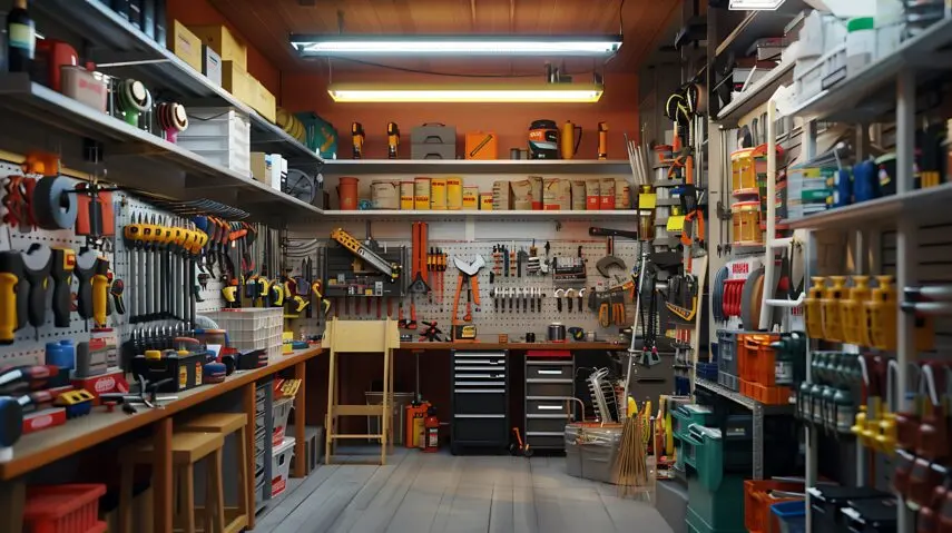 Room with lot bottles bottle shelf